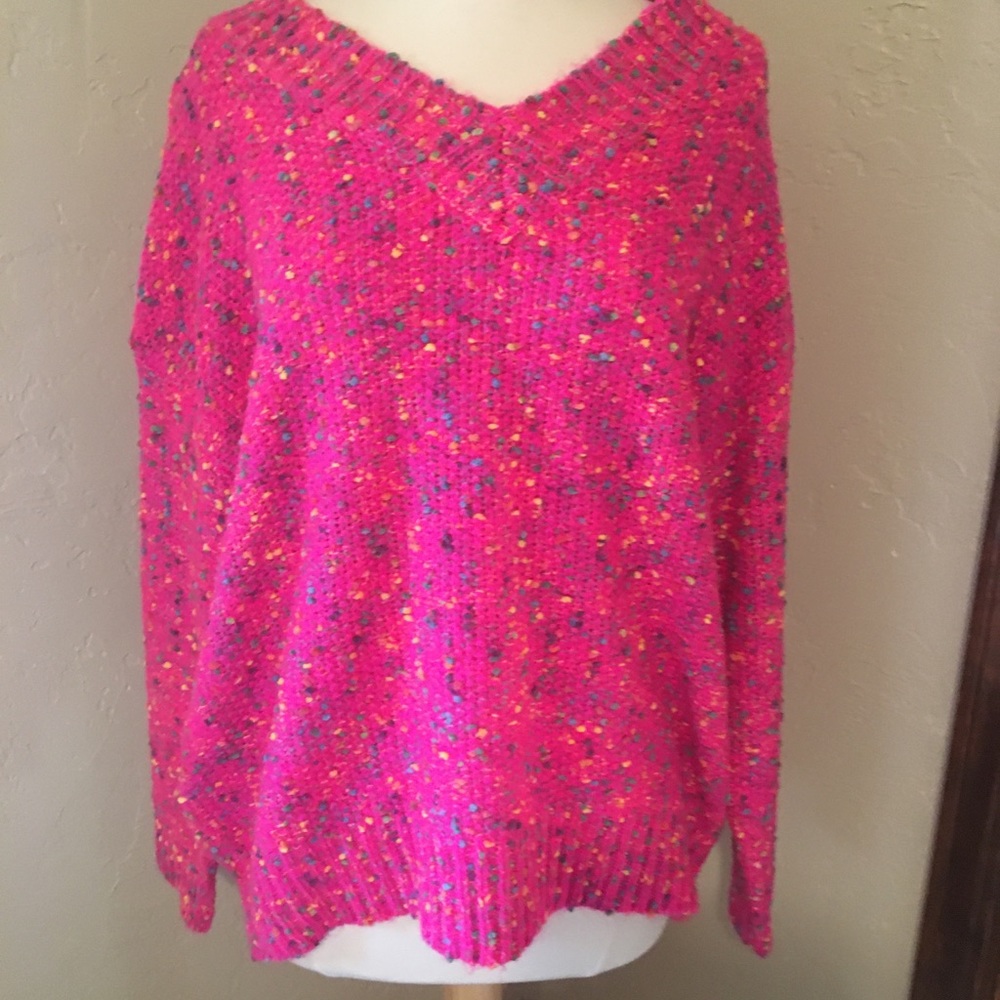 Pink Confetti Sweater, perfect condition